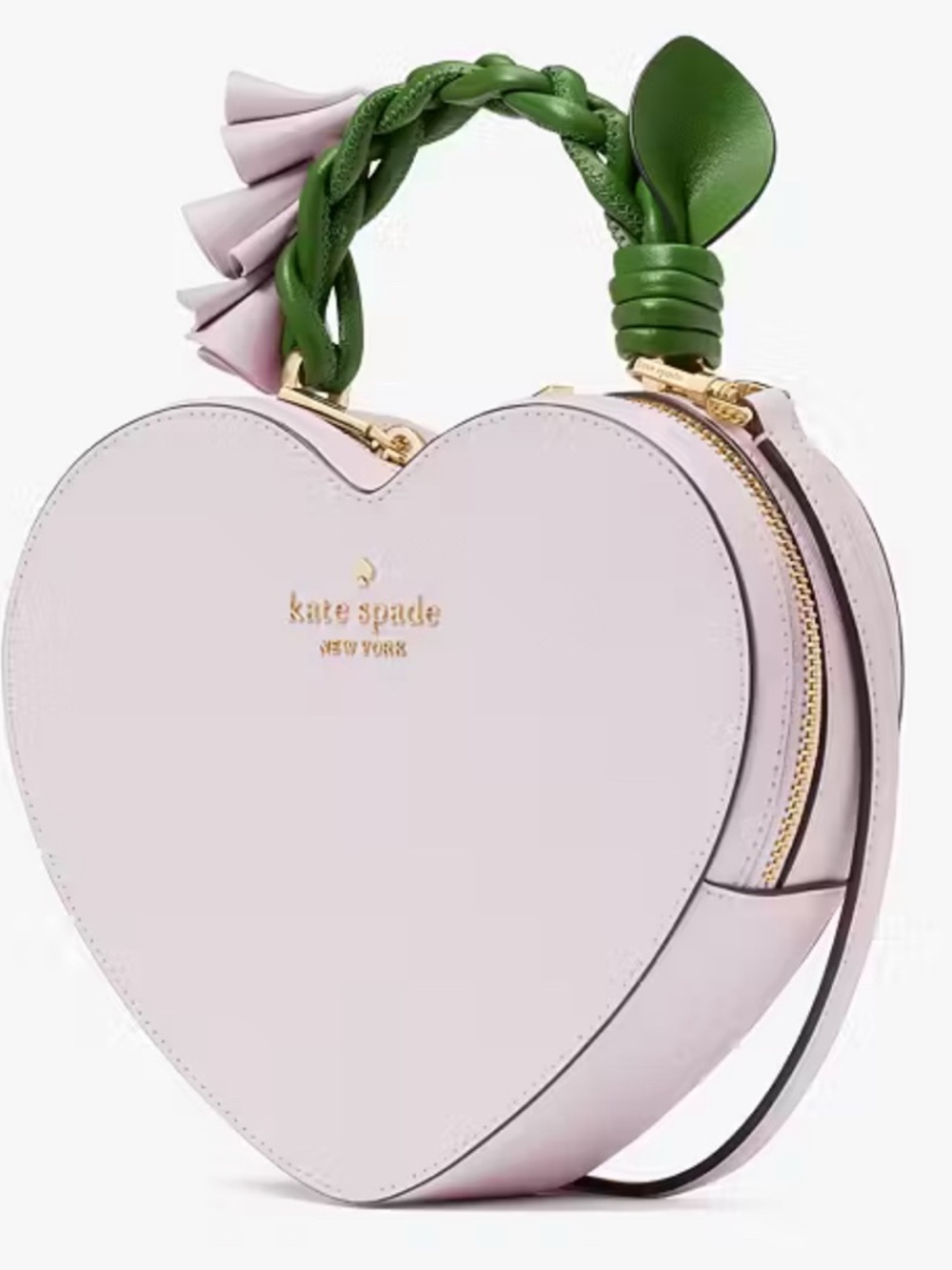 FACTORY SEALED! Kate Spade ♠️ Love Shack Flora Heart 💜 Pale Amethyst Crossbody - Picture 3 of 8